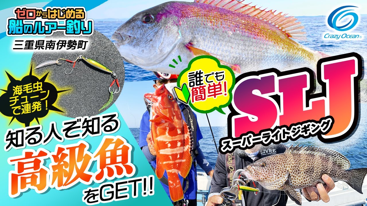 SLJ】誰でも簡単SLJ スーパーライトジギング 超簡単に釣れる最強 